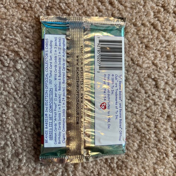 Official Ty Beanie Babies Collectors's Cards Series III 2nd Edition, 7pks new - Picture 4 of 6